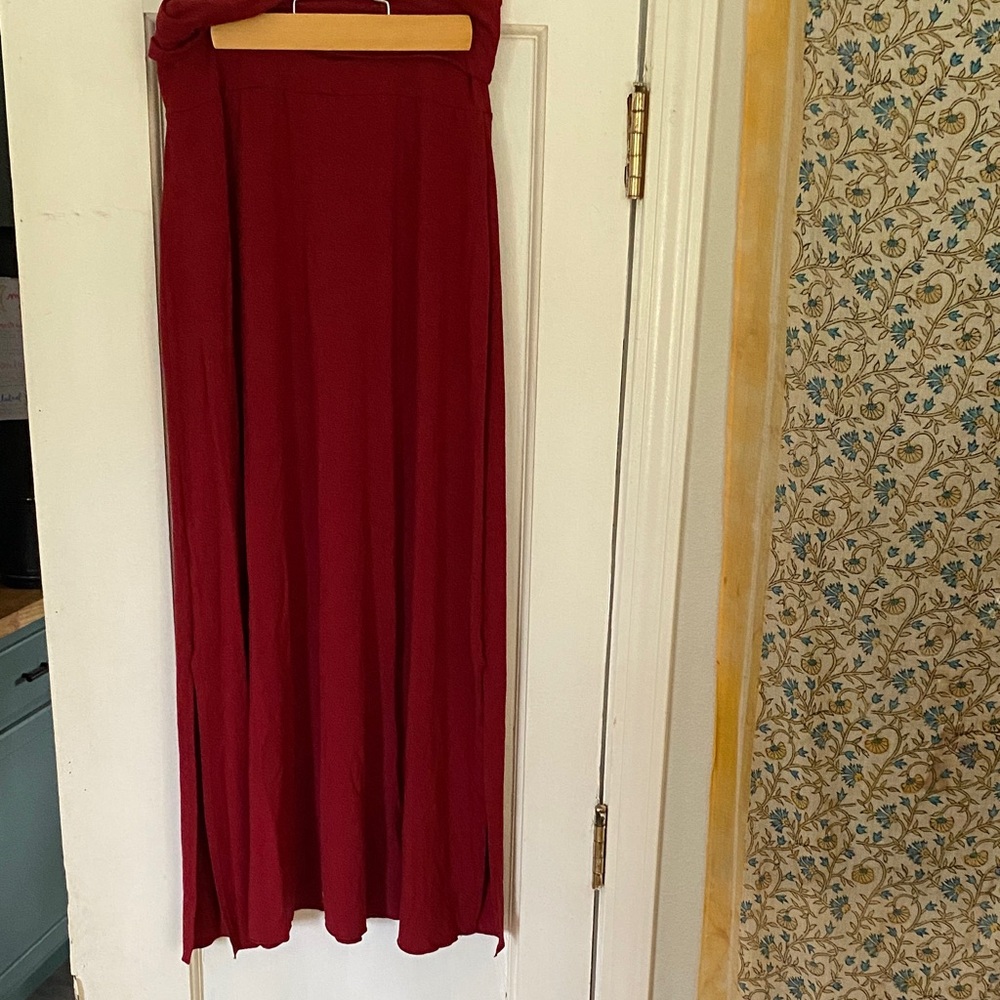 Indigo Luna Organic Agni Skirt Dark Rose